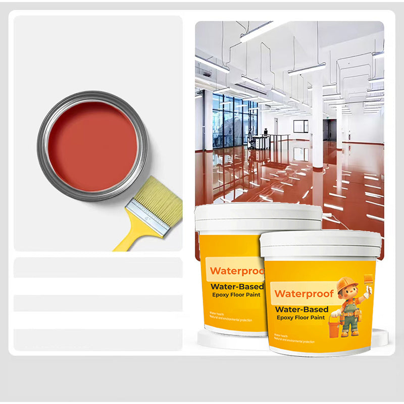Water-Based Epoxy Floor Paint Waterproof Durable Indoor Outdoor Coating