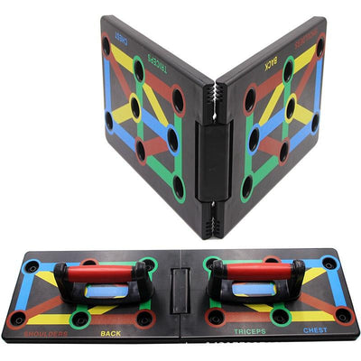 Push Up Rack Board 9 In 1 Upper Body Workout Equipment