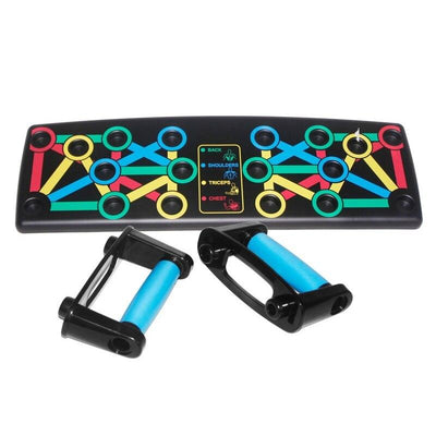 Push Up Rack Board 9 In 1 Upper Body Workout Equipment
