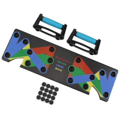 Push Up Rack Board 9 In 1 Upper Body Workout Equipment