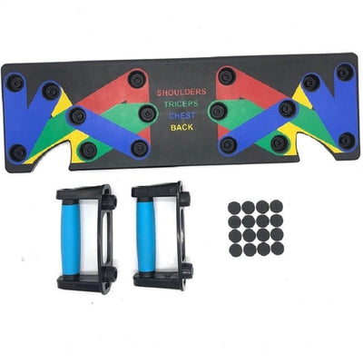 Push Up Rack Board 9 In 1 Upper Body Workout Equipment