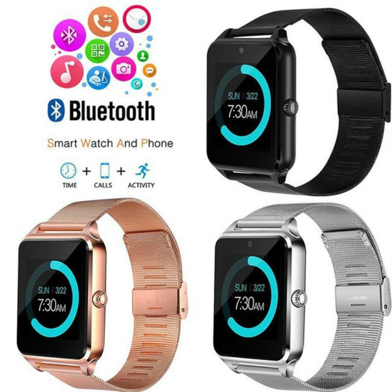 Z60 Bluetooth Smart Watch Fitness Tracker With Heart Rate Monitor