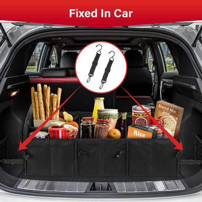 Simple Deluxe Car Trunk Organizer Large Capacity Collapsible SUV Storage