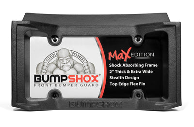 BumpShox MAX Front Bumper Guard License Plate Frame Tough Protection