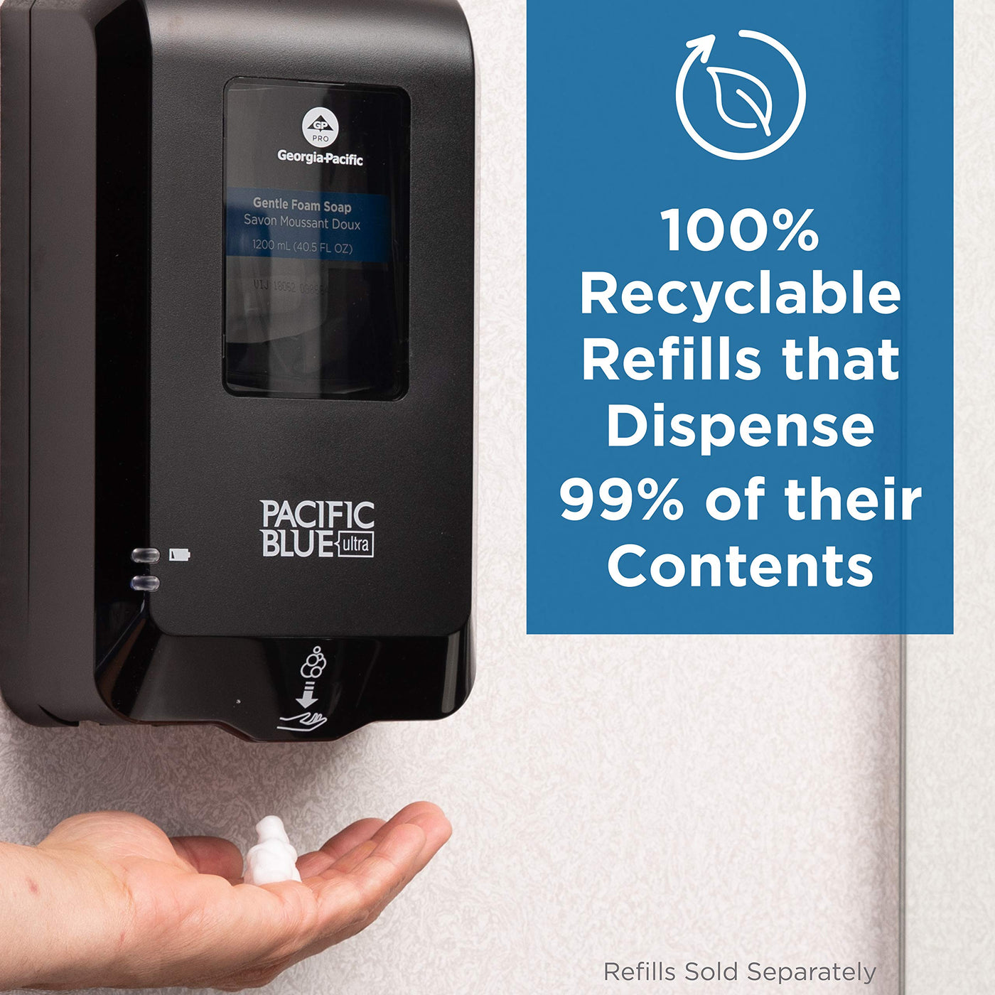 Georgia-Pacific PRO Pacific Blue Ultra Automated Soap Dispenser