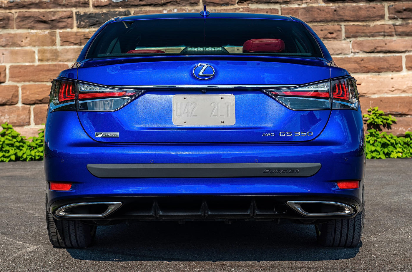 BumpTek RP Series Stick On Rear Bumper Guard 46 Inch Wide