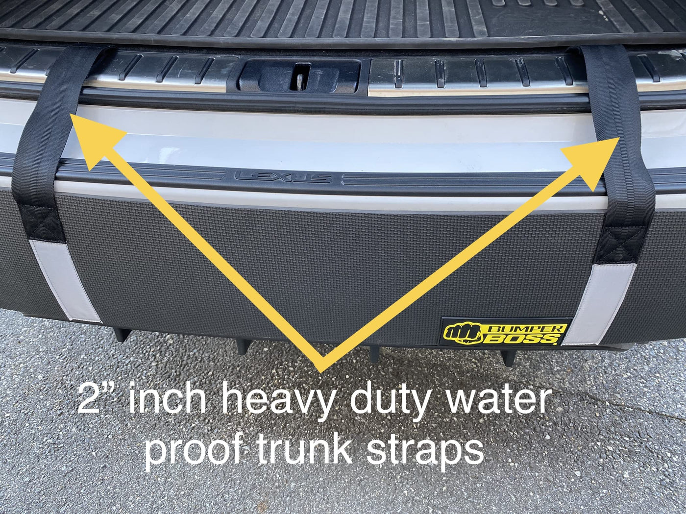 BumperBoss Rear Bumper Protector For Cars SUVs 76 Inch Wide