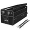 EPAuto 3-Compartment Car Trunk Organizer With Removable Lid Black