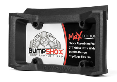 BumpShox MAX Front Bumper Guard License Plate Frame Tough Protection