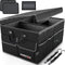 K KNODEL Car Trunk Organizer With Insulated Cooler Bag And Collapsible Design