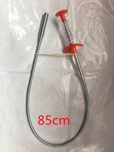 60CM Sewer Dredger Spring Pipe Drain Hair Clog Remover Tool