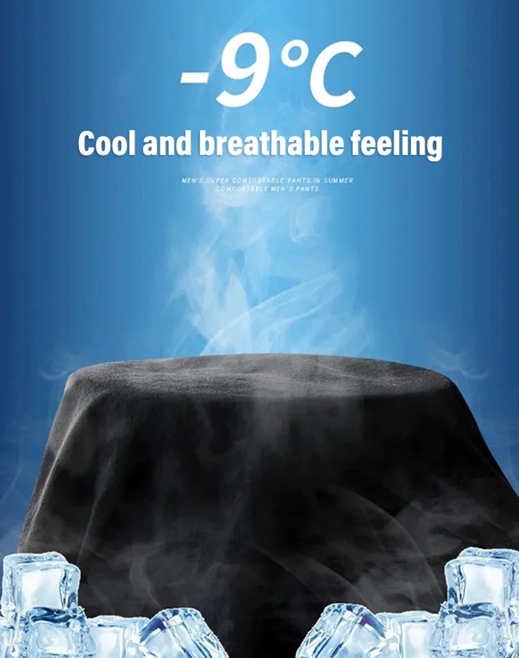 Unisex Ice Silk Quick Drying Stretch Shorts Comfortable Lightweight