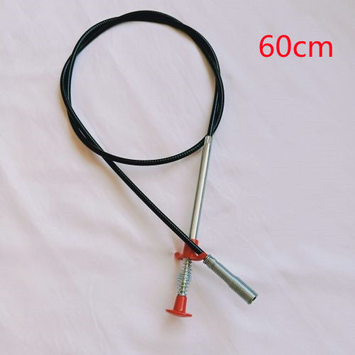 60CM Sewer Dredger Spring Pipe Drain Hair Clog Remover Tool
