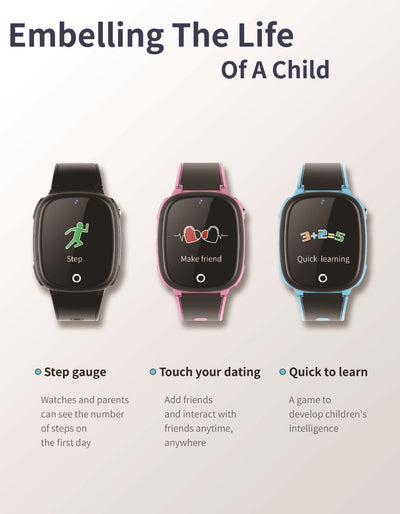Children Smart Watch Phone With GPS And Calling Functions