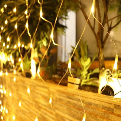 Net Mesh Waterproof LED String Lights For Outdoor Decoration