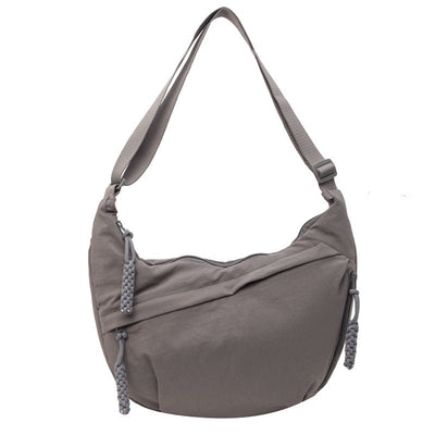Women's Nylon Crossbody Bag Plain Color Fashion Hobo Style Tote
