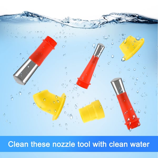 Universal Integrated Caulking Nozzle Tool Kit With Rubber Components