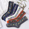Vintage Embroidered Floral Socks Elegant Comfortable Cotton Blend