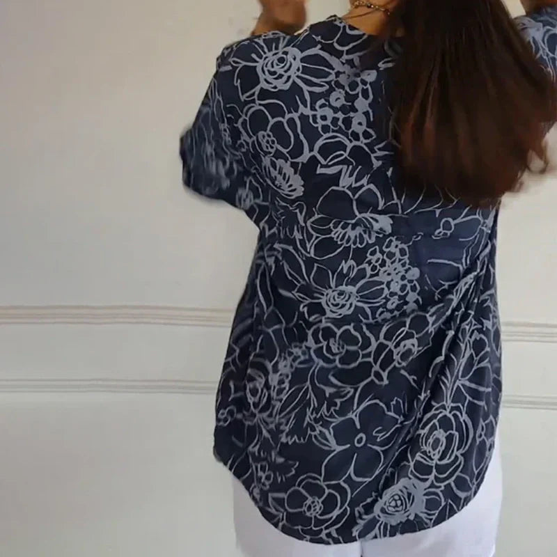 Printed Women's Shirts Summer Fashion Casual Stylish Tops