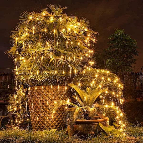 Net Mesh Waterproof LED String Lights For Outdoor Decoration
