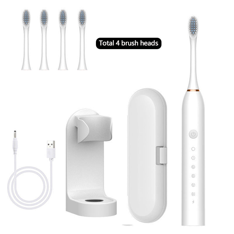 Portable Sonic Electric Toothbrush For Adults With Powerful Cleaning