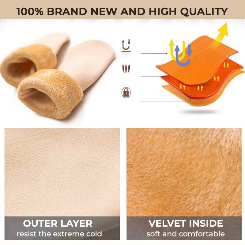 Thickened Plus Velvet Snow Socks Warm Cozy Winter Footwear