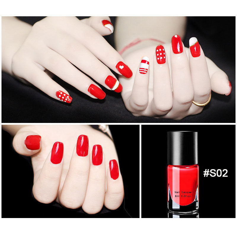 Removable Nail Polish Quick Dry Long Lasting Baking Free Formula