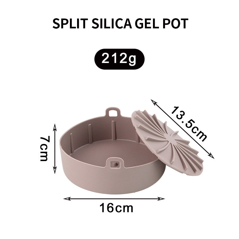 2-in-1 Air Fryer Silicone Pot For Easy Cooking And Baking