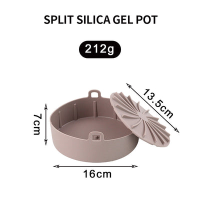 2-in-1 Air Fryer Silicone Pot For Easy Cooking And Baking