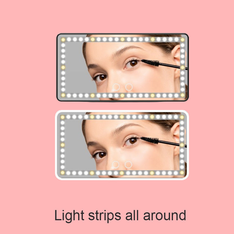 Car Sun Visor Illuminated Makeup Mirror With Long Lasting Battery