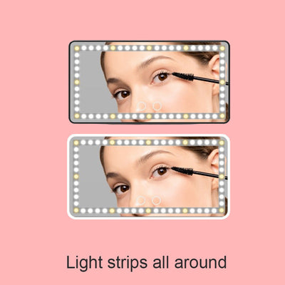 Car Sun Visor Illuminated Makeup Mirror With Long Lasting Battery