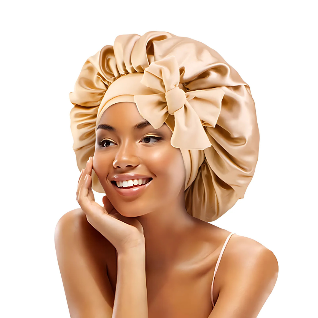 Silk Sleep Bonnet For Hair Protection And Smooth Styling