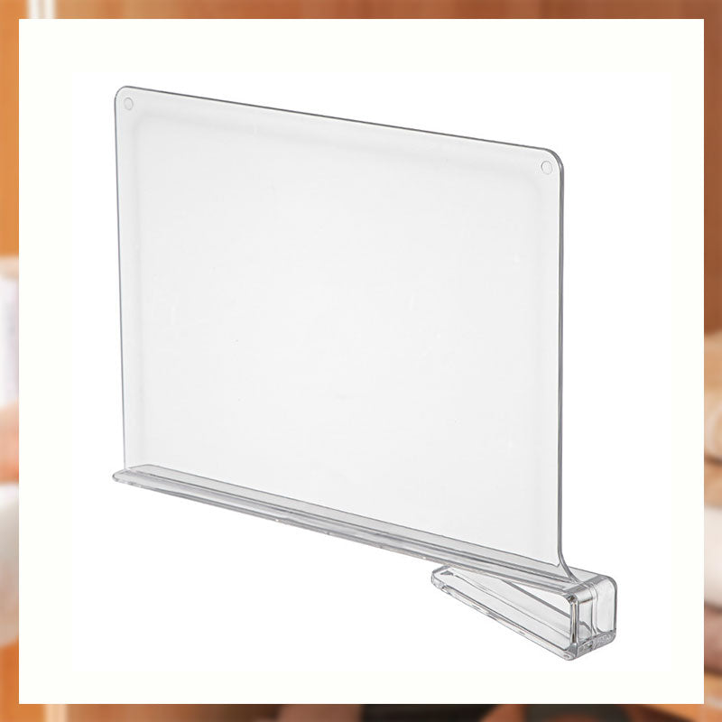 Transparent Wardrobe Panel Durable Clear Closet Door Insert