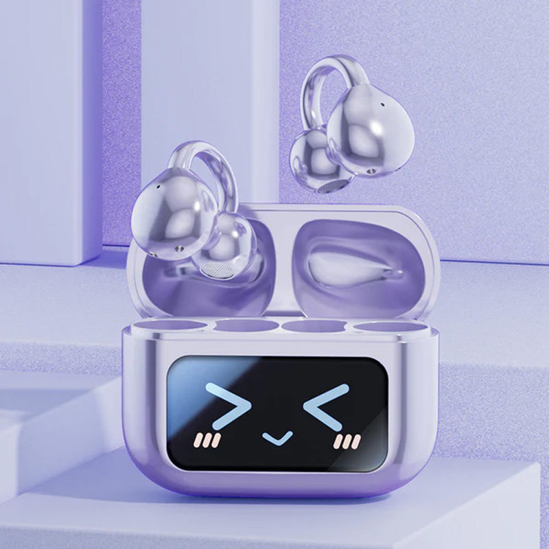 Smart Touchscreen Bluetooth Earbuds Wireless Noise Cancelling Earphones