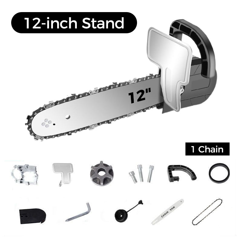 Electric Chain Saw Converter Attachment For Angle Grinder Tool