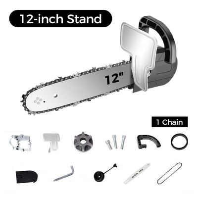 Electric Chain Saw Converter Attachment For Angle Grinder Tool