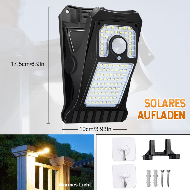 Waterproof Solar Clip Light Outdoor Portable Garden Lamp