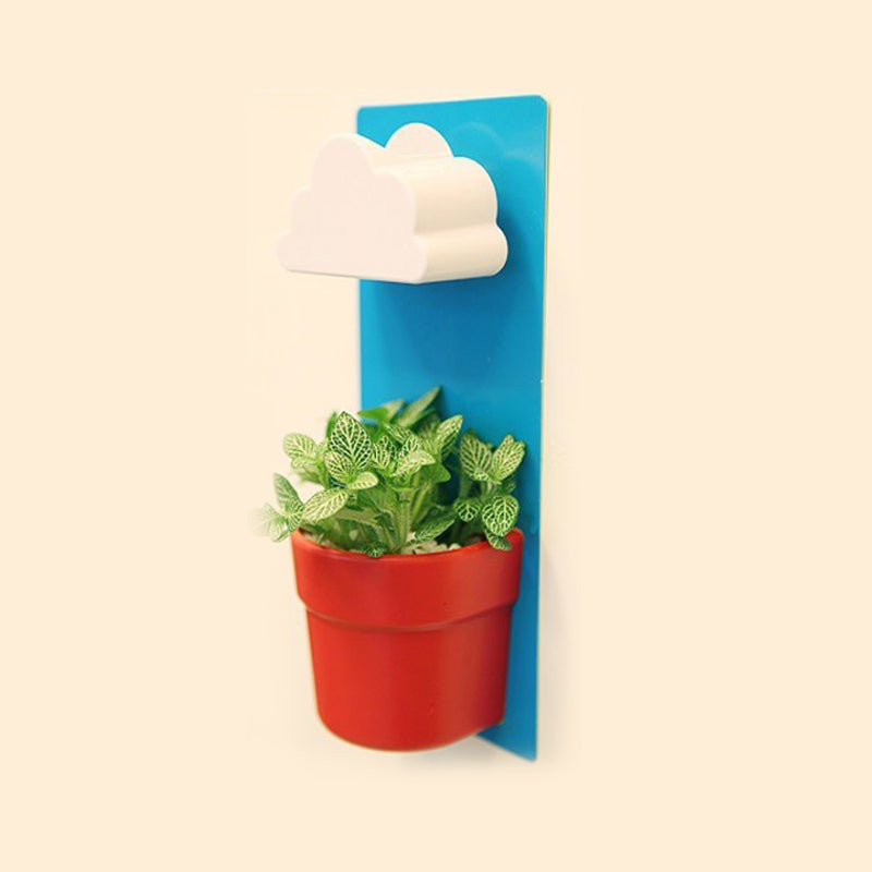 Rainy Pot Wall Mounted Flower Pot With Unique Rain Cloud Design