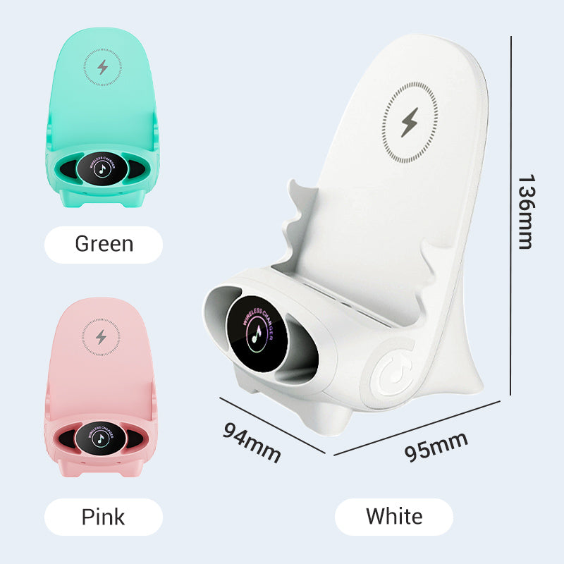 Mini Chair Wireless Fast Charger Phone Holder Multifunctional Design