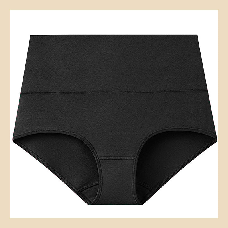 Women's High Waist Cotton Underwear Comfortable Lightweight Breathable