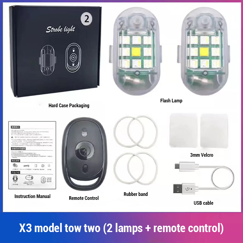 Wireless Remote Control Warning Light For Flash Alerts