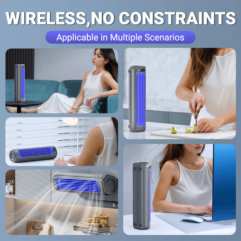 Portable Tower Fan With Turbo Speed And Compact Design