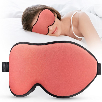 Light-Blocking Sleep Mask Soft Comfortable Adjustable Eye Cover