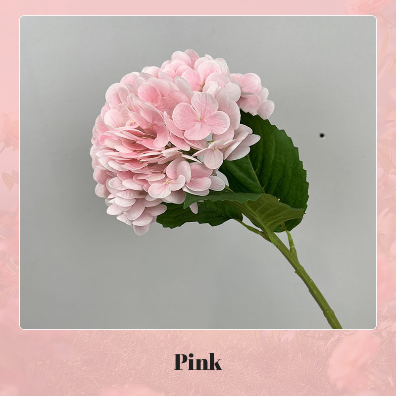 3d Hydrangea Artificial Flower Realistic Decorative Bloom
