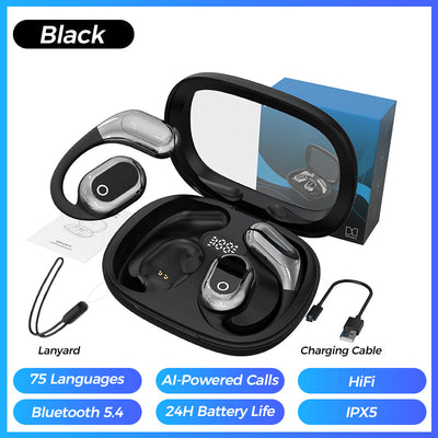 AI Voice Translation Bluetooth Earbuds Wireless Smart Language Translator