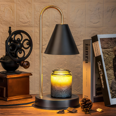 Candle Warmer Lamp With Adjustable Timer And Dimmer Controls