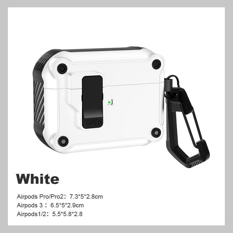 AirPods Second Generation Case Protective Mecha Headphone Set