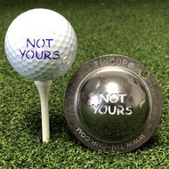 Stainless Steel Golf Ball Marker With Tin Cup Design
