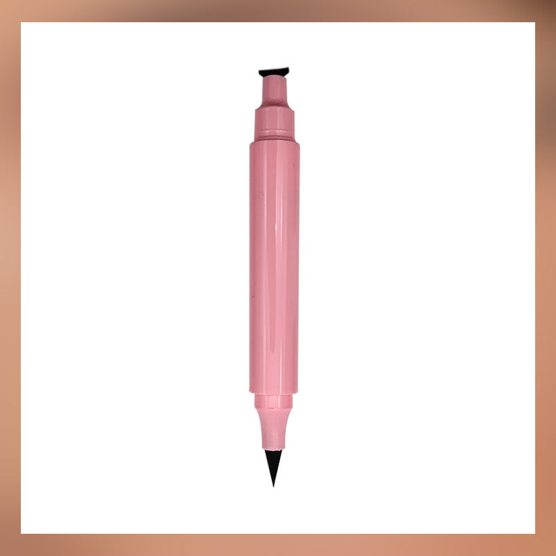 Double-Head Stamp Eyeliner Pen For Precise Easy Eye Makeup