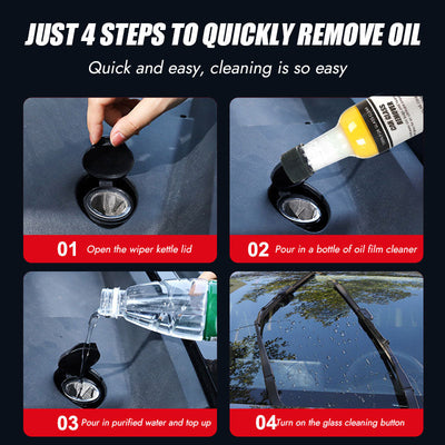 Automotive Glass Cleaner For Oil Film Removal And Streak-Free Shine